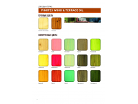 Палитра цветов Pinotex Wood&Terrace Oil