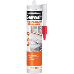 Ceresit CS8 Силиконовый герметик универсальный белый 280мл