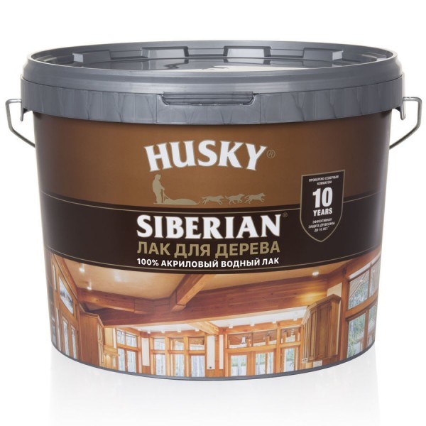 HUSKY Siberian Аквалак водный бесцветный (9л)