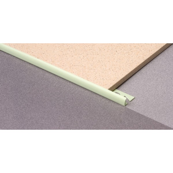 Раскладка для плитки 9мм нар. белая L=2,5м (профиль ПВХ) 100шт