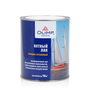 OLIMP Лак яхтный глянцевый (0,9л; 6шт)