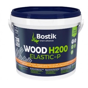 Клей BOSTIK Wood H200 Elastic-P для паркета и доски 7kg светло-коричн.