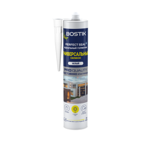 Герметик силиконовый BOSTIK Perfect Seal ИДЕАЛЬНЫЙ Универсальный 280 ML белый