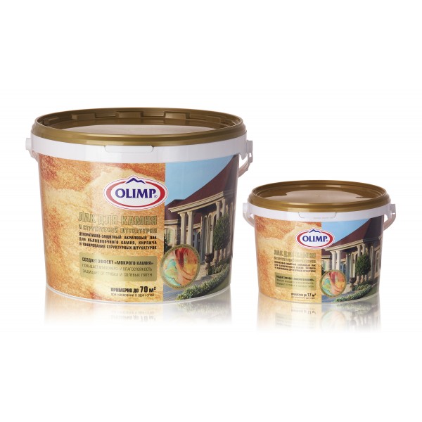 OLIMP Лак для камня и штукатурки 10л