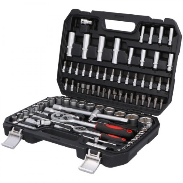 Набор головок торцевых FASTER TOOLS 1/2" & 1/4" CR-V 94шт