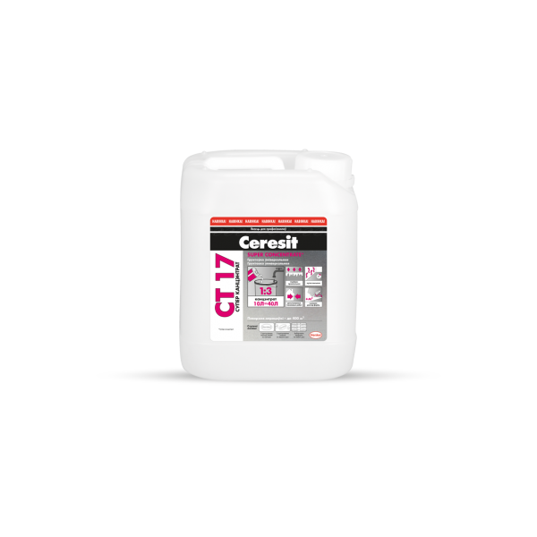 Ceresit CT17 Грунт СУПЕР бесцветная концентрат 10л