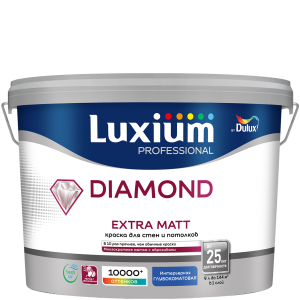 Краска LUXIUM Prof Diamond Extra Matt глуб.мат BC 9л