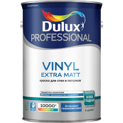 Краска DULUX TRADE Vinyl Matt 4.5л матовая для насыщ. тонов BC Краска DULUX TRADE Vinyl Matt 4.5л матовая для насыщ. тонов BC