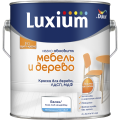 Краска LUXIUM Мебель и Дерево 2л белая BW