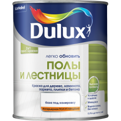 Краска DULUX Полы и Лестницы 9л белая BW Краска DULUX Полы и Лестницы 9л белая BW
