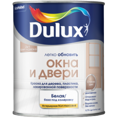 Краска DULUX Окна и Двери 0,75л база для насыщ.тонов BC Краска DULUX Окна и Двери 0,75л база для насыщ.тонов BC