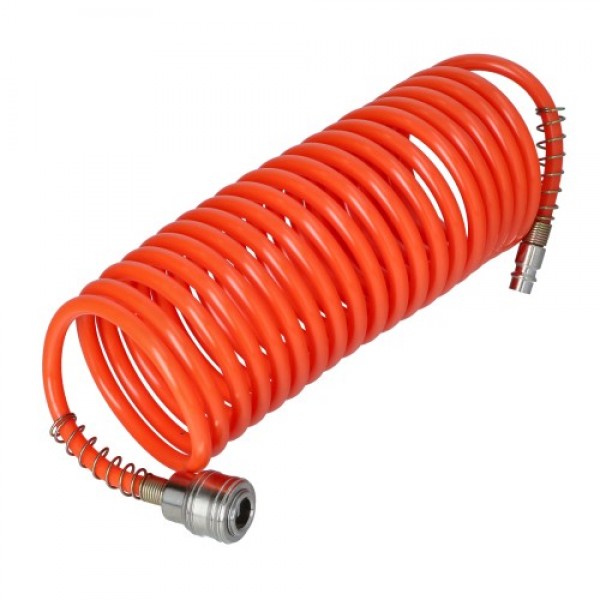 Шланг спиральный FASTER TOOLS с коннекторами 10м