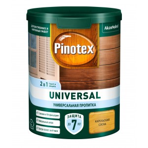 Пропитка для дерева PINOTEX Universal 2 в 1 карел. сосна 0,9л