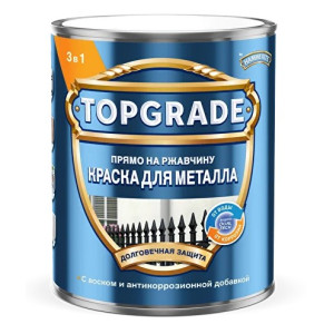 Краска TOPGRADE металлик (гладкая) RAL1036 золотая 0,75л