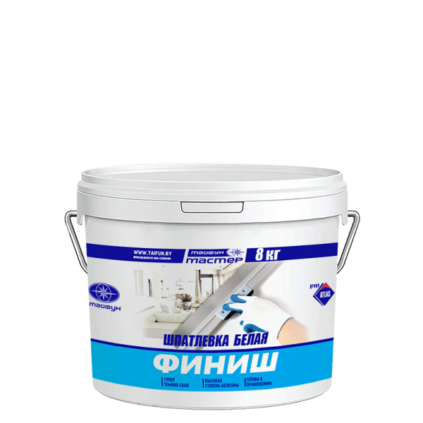 Шпатлевка белая МАСТЕР Финиш ведро 8кг