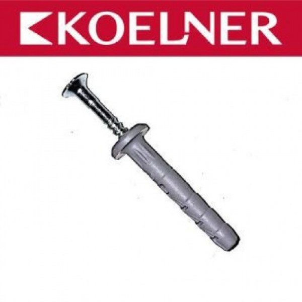 Дюбель-гвоздь SM-G 6*40 KOELNER (2400/200шт.)