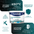 Краска LUXIUM Prof Diamond Фасадная Гладкая мат BW 1л