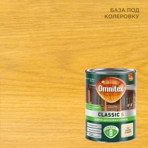 Защитно-декоративная пропитка OMNITEX Classic S CLR 0.9л