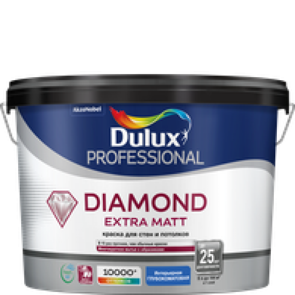 Краска DULUX Professional Diamond Extra Matt глуб/мат BC 4,5л