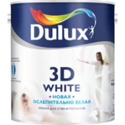 Краска DULUX 3D White 5л матовая BW Краска DULUX 3D White 5л матовая BW