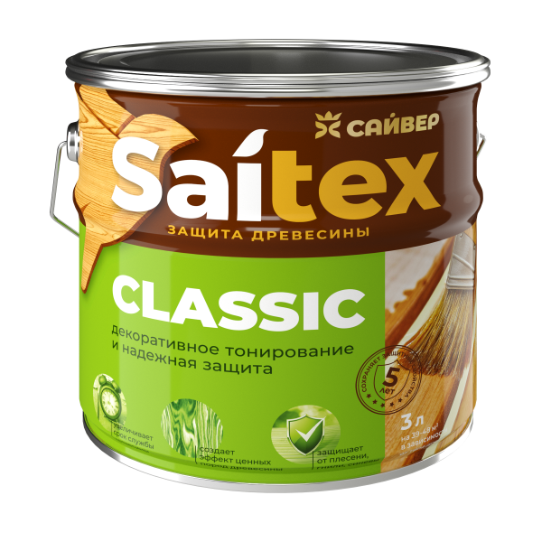 САЙТЕКС Classic Декор-защитное средство "Калужница" 3л (6)