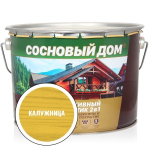 СОСНОВЫЙ ДОМ декор.-защитный состав (9л) калужница