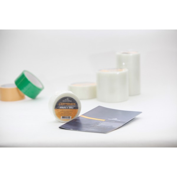 Сетка самоклеящаяся серпянка тип GOLD  50мм х 20м